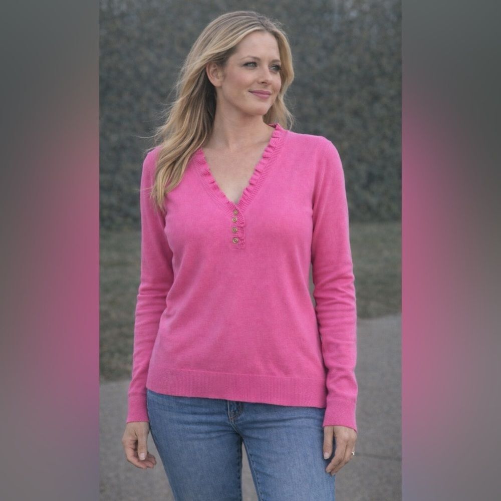 LAUREN By Ralph Lauren Hot Pink Sweater